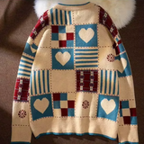 Hearth Patchwork Loom Wool Sweater
