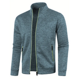 Kasper | Classic Zip-Up Cardigan