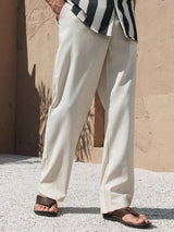 LINEN PANTS WITH POCKETS