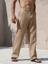 LINEN PANTS WITH POCKETS