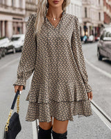 Lavinia™ – Printed Long Sleeve Dress