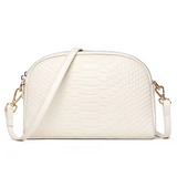 Cora | Beautiful Mini Crossbody Bag in Faux Leather with Crocodile Pattern
