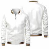Maverick™ - Stylish Striped Bomber Jacket