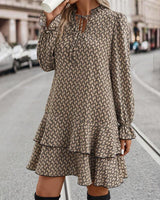 Lavinia™ – Printed Long Sleeve Dress