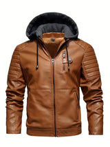RedLine - Hooded Leather Coat