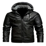 RedLine - Hooded Leather Coat
