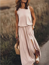 MINERVA SLEEVELESS MAXI DRESS