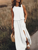 MINERVA SLEEVELESS MAXI DRESS