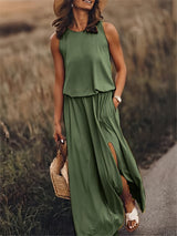 MINERVA SLEEVELESS MAXI DRESS