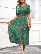 FRIEDHILDE I FLORAL MIDI DRESS
