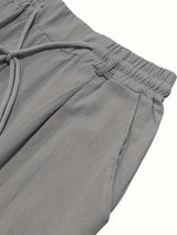 LOOSE LINEN PANTS WITH DRAWSTRING