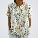 Lina | Blouse with Floral Design |