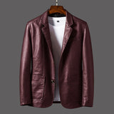 Lorenzo Vitali Leather Moto Jacket