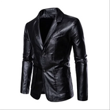 Rasmus™ Urban – Slim-Fit Blazer made of Faux Leather (multiple colors)