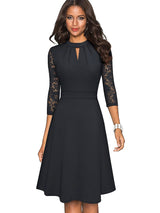 ELKE I ELEGANT LACE DRESS