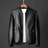 Emil™ Classic – Minimalistic Leather Jacket with Smooth Finish