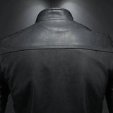 Nero™ Classic – Black PU Leather Jacket with Timeless Cut