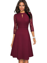 ELKE I ELEGANT LACE DRESS