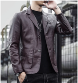 Rasmus™ Urban – Slim-Fit Blazer made of Faux Leather (multiple colors)