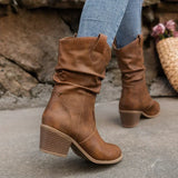 Laluna® | Classic Mid-Calf Western Boots