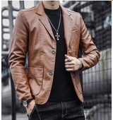 Rasmus™ Urban – Slim-Fit Blazer made of Faux Leather (multiple colors)