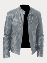 Chiron - Casual Leather Jacket