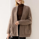 Sandra Eve Cable Knit Cardigan