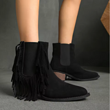 Laluna® | Luxury Fringe Ankle Boots