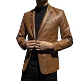 Rasmus™ Urban – Slim-Fit Blazer made of Faux Leather (multiple colors)