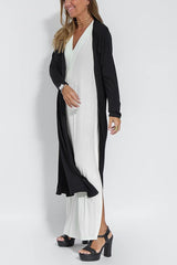 Carmela | Elegant Long Dress with Cardigan