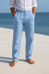 LIGHT SUMMER PANTS MADE OF LINEN