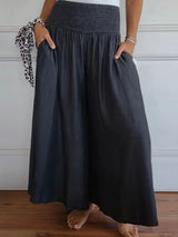 Marlene | Loose-fitting cotton pants for summer