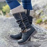 Zymara | Ankle Boots With Side Zipper