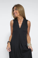 Carmela | Elegant Long Dress with Cardigan