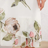 Erika - Floral Dress with Round Neckline