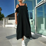 Dayana - loose dress with open shoulders on the sides