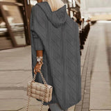 Jelone - Extended Length Hooded Cardigan