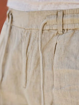 LOOSE LINEN PANTS WITH DRAWSTRING