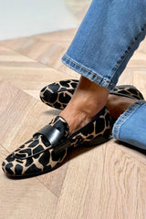 Daphne | Animal Print Loafer With Elegant Detail