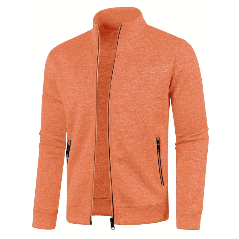 Kasper | Classic Zip-Up Cardigan
