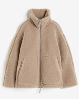 Penelope - Cozy Teddy Puffer Jacket