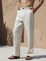 LINEN PANTS WITH POCKETS