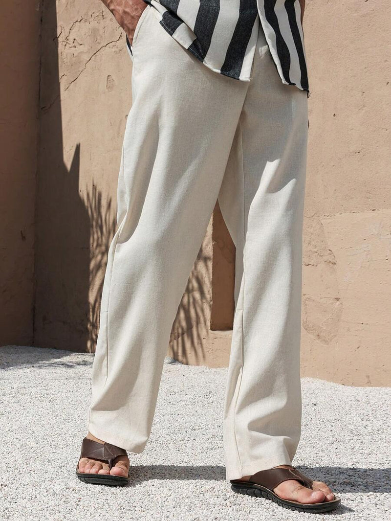 LINEN PANTS WITH POCKETS