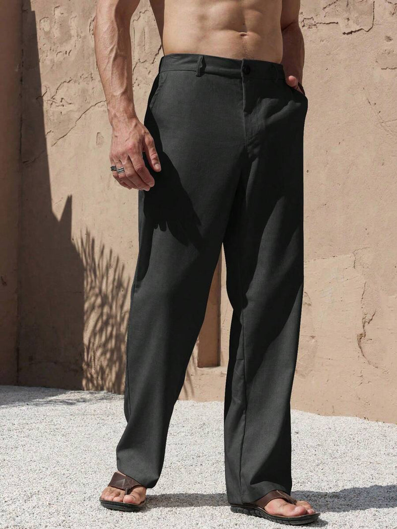 LINEN PANTS WITH POCKETS
