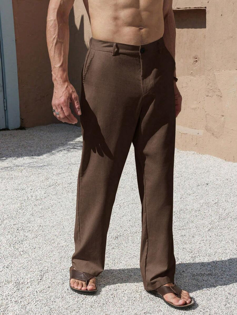 LINEN PANTS WITH POCKETS