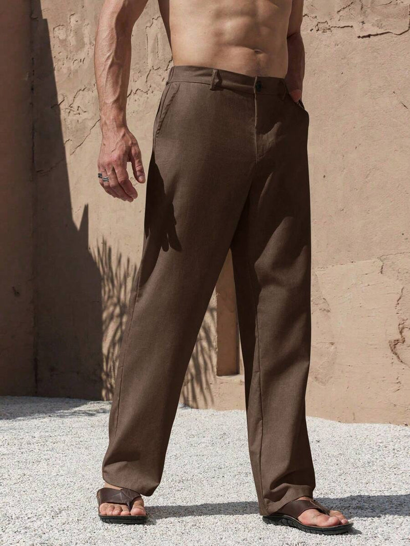 LINEN PANTS WITH POCKETS