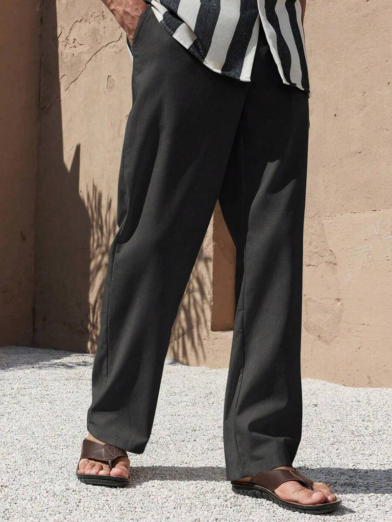 LINEN PANTS WITH POCKETS