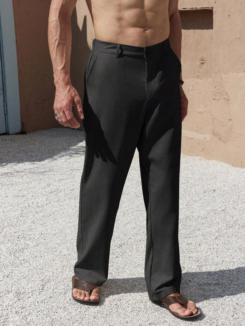 LINEN PANTS WITH POCKETS