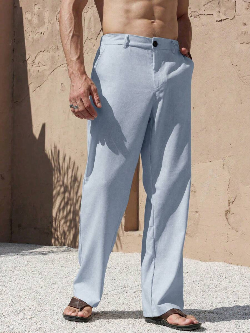 LINEN PANTS WITH POCKETS