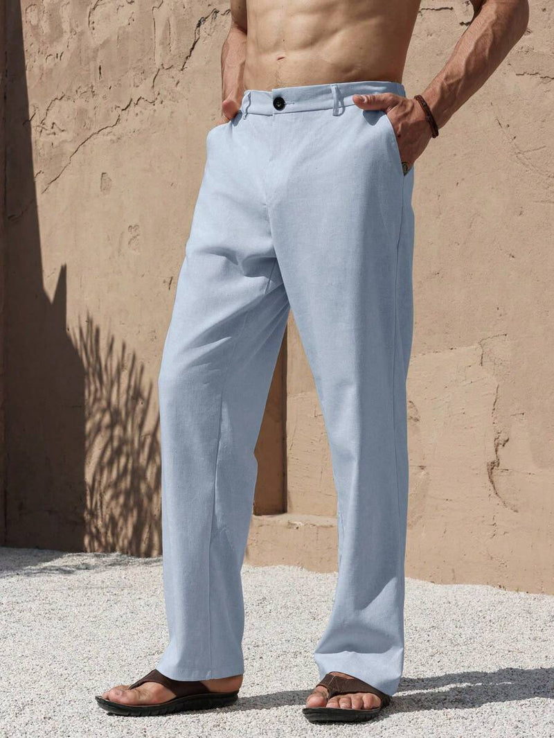 LINEN PANTS WITH POCKETS